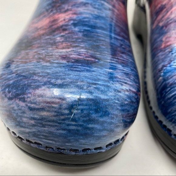 Dansko Professional leather clogs in Cotton Candy Patent - Picture 4 of 8